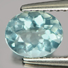 Natural Baby Blue Aquamarine 0.75 Ct. Oval Shape 7 x 5.8 Mm Gemstone from Brazil