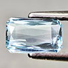 Natural Light Blue Aquamarine 0.53 Ct. Octagon Shape 6.2 x 4.2 Mm Gemstones