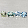 Natural Light Blue Aquamarine 2.29 Ct. 4 Pcs Oval Shape 6.3 x 4.7 Mm Gemstones