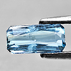 Natural Light Blue Aquamarine 0.55 Ct. Octagon Shape 7 x 3.5 Mm Gemstones