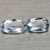 Natural Light Blue Aquamarine 1.84 Ct. 2 Pcs Oval Shape Gemstones From Brazil