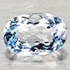 Natural Light Blue  Aquamarine 1.10 Ct. Oval Shape 8.1 x 5.4 Mm Gemstone