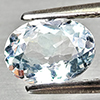 Natural Light Blue Aquamarine 0.83 Ct. Oval Shape 7.4 x 5.4 Mm Gemstone