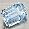 Natural Light Blue Aquamarine 0.99 Ct. Octagon Shape 7.1 x 5.1 Mm Gemstone Natural Light Blue Aquamarine 0.99 Ct. Octagon Shape 7.1 x 5.1 Mm Gemstone