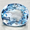 Natural Baby Blue Aquamarine 1.05 Ct. Oval Shape 7.2 x 5.9 Mm Gemstone From Brazil