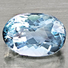 Natural Baby Blue Aquamarine 1.01 Ct. Oval Shape 7.6 x 5.4 Mm Gemstone From Brazil