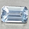 Natural Light Blue Aquamarine 0.76 Ct. Octagon Shape 7.4 x 4.5 Mm Gemstones Natural Light Blue Aquamarine 0.76 Ct. Octagon Shape 7.4 x 4.5 Mm Gemstones