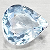 Natural Light Blue Aquamarine 0.83 Ct. Pear Shape 7.3 x 6.4 Mm Gemstones Natural Light Blue Aquamarine 0.83 Ct. Pear Shape 7.3 x 6.4 Mm Gemstones