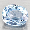 Natural Baby Blue Aquamarine 1.09 Ct. Oval Shape 7.8 x 5.8 Mm Gemstone From Brazil