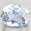 Natural Baby Blue Aquamarine 1.05 Ct. Oval Shape 7.3 x 5.5 Mm Gemstone From Brazil