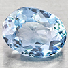 Natural Light Blue Aquamarine 0.83 Ct. Oval Shape 6.8 x 5 Mm Gemstone Natural Light Blue Aquamarine 0.83 Ct. Oval Shape 6.8 x 5 Mm Gemstone