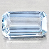 Natural Light Blue Aquamarine 1.14 Ct. Octagon Shape 8.8 x 4.9 Mm Gemstones Natural Light Blue Aquamarine 1.14 Ct. Octagon Shape 8.8 x 4.9 Mm Gemstones