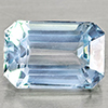 Natural Light Blue Aquamarine 1.34 Ct. Octagon Shape 8.1 x 5.5 Mm Gemstone Natural Light Blue Aquamarine 1.34 Ct. Octagon Shape 8.1 x 5.5 Mm Gemstone