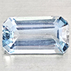 Natural Light Blue Aquamarine 1.24 Ct. Octagon Shape 9.2 x 5.3 Mm Gemstone Natural Light Blue Aquamarine 1.24 Ct. Octagon Shape 9.2 x 5.3 Mm Gemstone