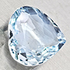 Natural Light Blue Aquamarine 0.96 Ct. Heart Shape 7.5 x 7 Mm Gemstone Natural Light Blue Aquamarine 0.96 Ct. Heart Shape 7.5 x 7 Mm Gemstone