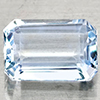 Natural Light Blue Aquamarine 1.08 Ct. Octagon Shape 7.6 x 5.2 Mm Gemstone Natural Light Blue Aquamarine 1.08 Ct. Octagon Shape 7.6 x 5.2 Mm Gemstone