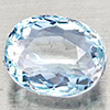 Natural Light Blue Aquamarine 1.33 Ct. Oval Shape  6.2 x 7.8 Mm Gemstone