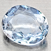 Natural Baby Blue Aquamarine 1.09 Ct. Oval Shape 7.7 x 6.5 Mm Gemstone From Brazil