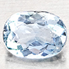 Natural Baby Blue Aquamarine 1.27 Ct. Oval Shape 8 x 6 Mm Gemstone From Brazil
