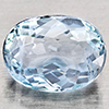 Natural Light Blue Aquamarine 1.43 Ct. Oval Shape 7.8 x 5.9 Mm Gemstone