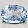 Natural Light Blue Aquamarine 1.33 Ct. Oval Shape 8.7 x 6 Mm Gemstone Natural Light Blue Aquamarine 1.33 Ct. Oval Shape 8.7 x 6 Mm Gemstone