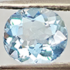 Natural Baby Blue Aquamarine 1.21 Ct. Oval Shape 7.3 x 6.8 Mm Gemstone From Brazil