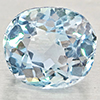 Natural Light Blue Aquamarine 1.27 Ct. Oval Shape 7 x 6.1 Mm Gemstone