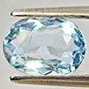Natural Light Blue Aquamarine 1.10 Ct. Oval Shape 8 x 6 Mm Gemstone