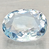 Natural Light Blue Aquamarine 1.38 Ct. Oval Shape 8.3 x 6.4 Mm Gemstone