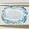 Natural Light Blue Aquamarine 1.13 Ct. Oval Shape 8.1 x 6.1 Mm Gemstone