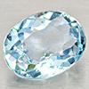 Natural Light Blue Aquamarine 1.12 Ct. Oval Shape 7.7 x 6.1 Mm Gemstone