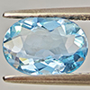 Natural Light Blue Aquamarine 1.32 Ct. Oval Shape 9.2 x 6.6 Mm Gemstone