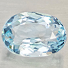 Natural Baby Blue Aquamarine 1.31 Ct. Oval Shape 8 x 5.8 Mm Gemstone