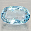 Natural Baby Blue Aquamarine 1.90 Ct. Oval Shape 9.4 x 6.4 Mm Gemstone from Brazil