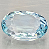 Natural Light Blue Aquamarine 1.76 Ct. Oval Shape 9.6 x 7.1 Mm Gemstone