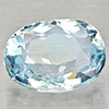 Natural Light Blue Aquamarine 1.02 Ct. Oval Shape 7.3 x 5.5 Mm Gemstone