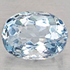 Natural Light Blue Aquamarine 1.06 Ct. Oval Shape 7.4 x 5.5 Mm Gemstone