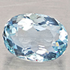 Natural Light Blue Aquamarine 1.13 Ct. Oval Shape 7.6 x 5.6 Mm Gemstone