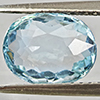 Natural Light Blue Aquamarine 1.73 Ct. Oval Shape 9.1 x 7.1 Mm Gemstone