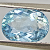 Natural Light Blue Aquamarine 1.64 Ct. Oval Shape 8.7 x 6.3 Mm Gemstone