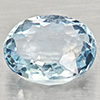 Natural Light Blue Aquamarine 3.01 Ct. Oval Shape 8.8 x 7 Mm Gemstone