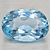 Natural Light Blue Aquamarine 2.87 Ct. Oval Shape 9.1 x 6.4 Mm Gemstone