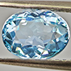 Natural Light Blue Aquamarine 1.34 Ct. Oval Shape 8 x 6.2 Mm Gemstone