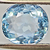 Natural Light Blue Aquamarine 1.37 Ct. Oval Shape 7.5 x 6.6 Mm Gemstone