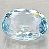 Natural Light Blue Aquamarine 1.04 Ct. Oval Shape 7.5 x 5.9 Mm Gemstone