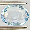 Natural Light Blue Aquamarine 1.00 Ct. Oval Shape 7.4 x 5.9 Mm Gemstone