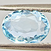 Natural Light Blue Aquamarine 1.15 Ct. Oval Shape 8 x 6 Mm Gemstone