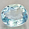 Natural Light Blue Aquamarine 1.24 Ct. Oval Shape 7.1 x 6.1 Mm Gemstone