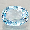Natural Light Blue Aquamarine 1.15 Ct. Oval Shape 7.5 x 5.7 Mm Gemstone
