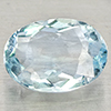 Natural Light Blue Aquamarine 1.16 Ct. Oval Shape 8.1 x 6.1 Mm Gemstone